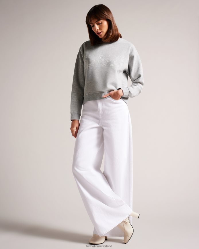 Ted Baker Sweatshirt met Lorito-logo grijs kleding vrouwen 6R02N537