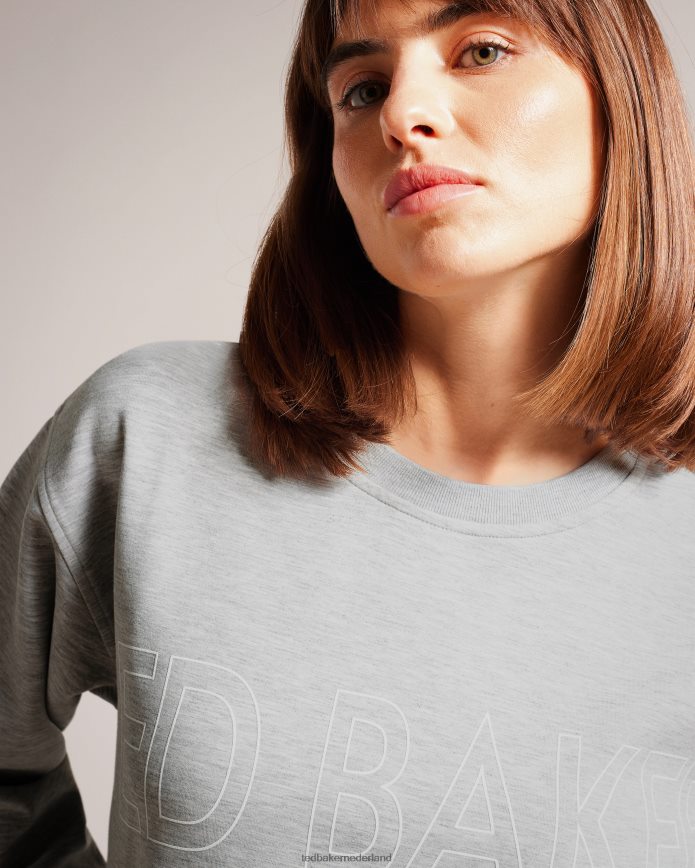 Ted Baker Sweatshirt met Lorito-logo grijs kleding vrouwen 6R02N537