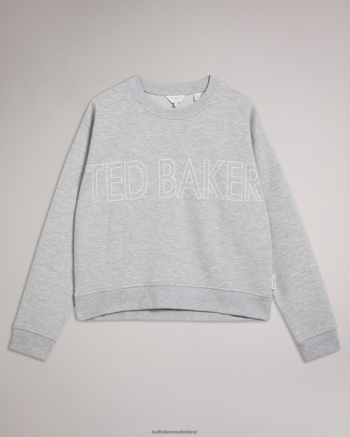 Ted Baker Sweatshirt met Lorito-logo grijs kleding vrouwen 6R02N537