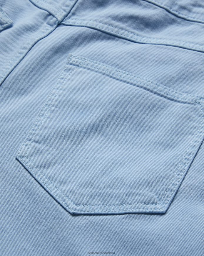 Ted Baker Zandin jeans met tonvormige pijpen, juk aan de voorkant en plooidetail lichte wassing kleding vrouwen 6R02N616