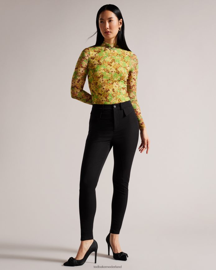 Ted Baker Broek met tesia-panelen zwart kleding vrouwen 6R02N431