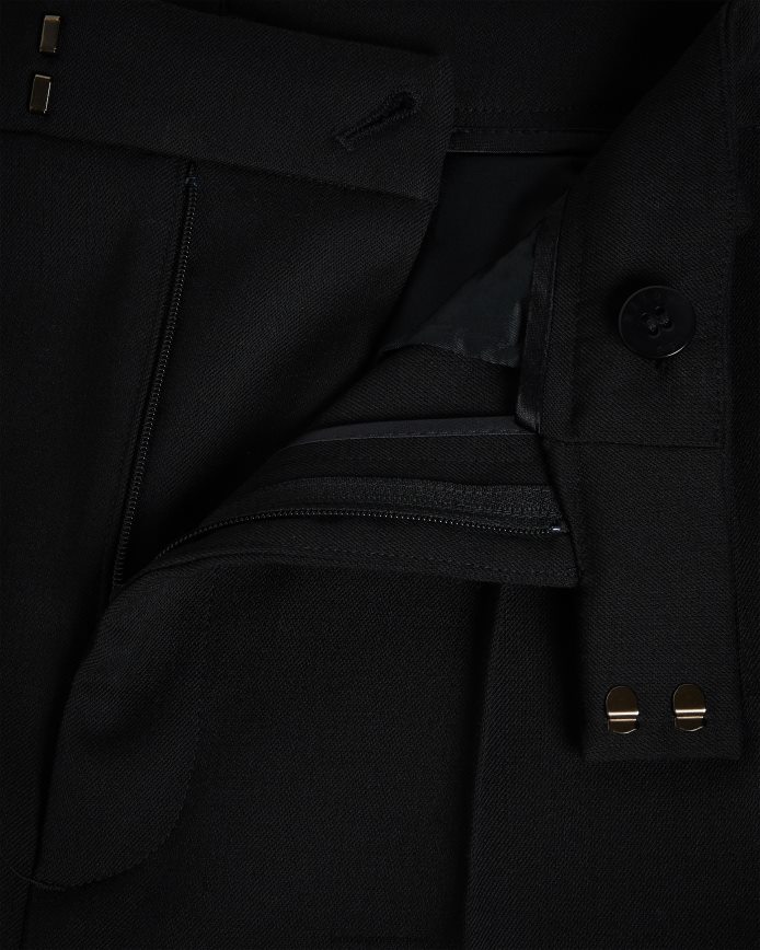 Ted Baker Frittat-getailleerde sigarettenbroek met figuurnaden zwart kleding vrouwen 6R02N335