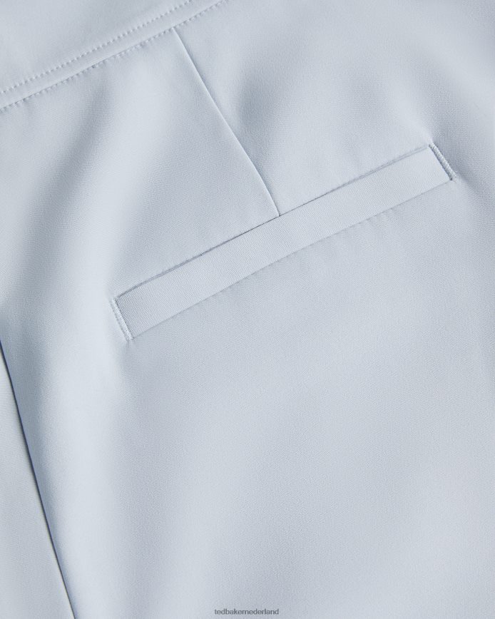 Ted Baker Hildiat broek met hoge taille en wijde pijpen babyblauw kleding vrouwen 6R02N249