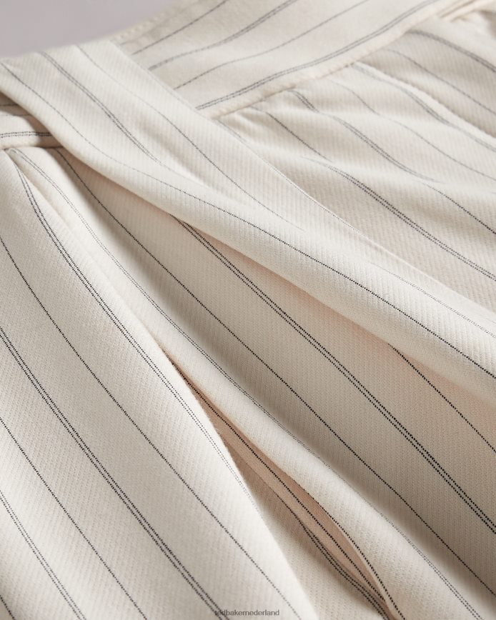 Ted Baker Kllarat getailleerde broek met ronde pijpen room kleding vrouwen 6R02N270