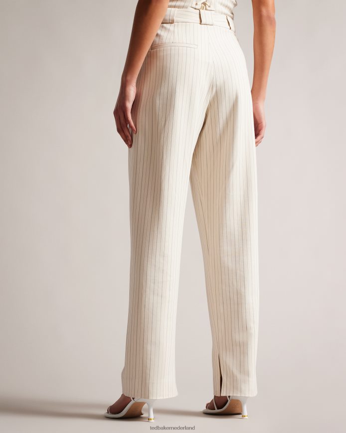 Ted Baker Kllarat getailleerde broek met ronde pijpen room kleding vrouwen 6R02N270