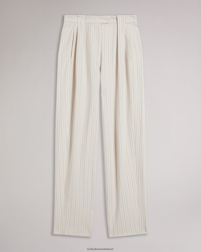 Ted Baker Kllarat getailleerde broek met ronde pijpen room kleding vrouwen 6R02N270