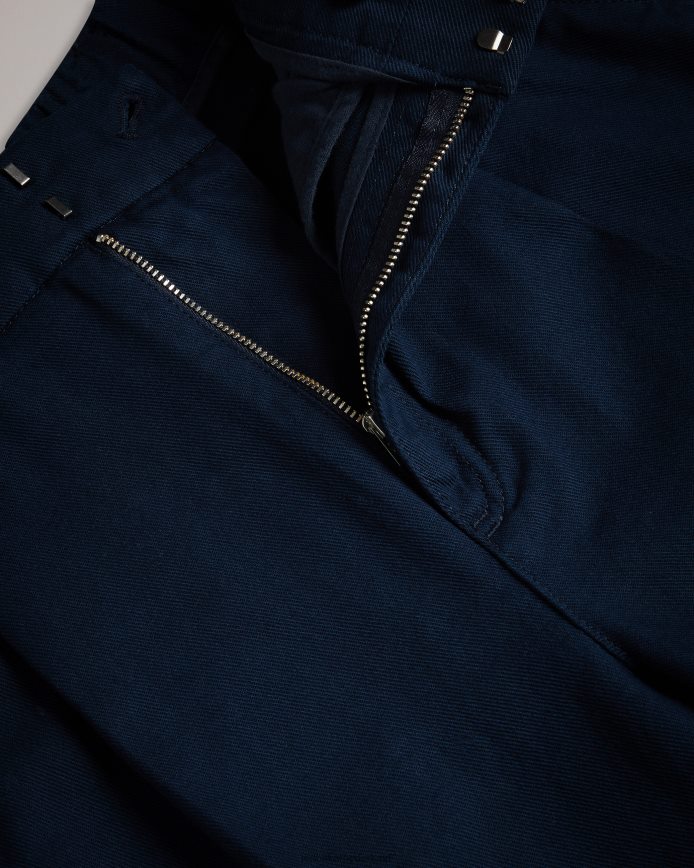 Ted Baker Steviey op maat gemaakte broek met wijde pijpen donker marine kleding vrouwen 6R02N319