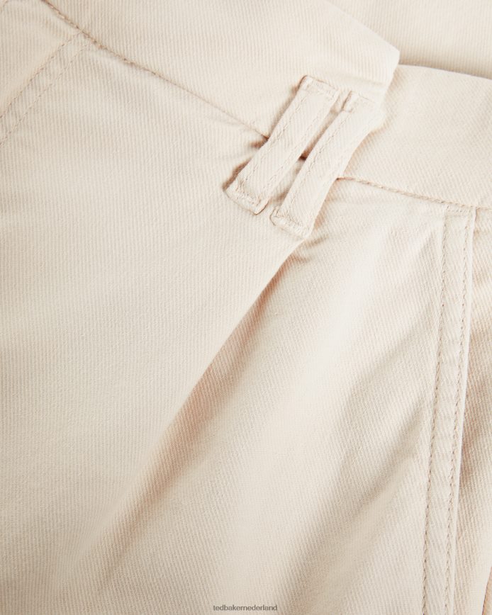 Ted Baker Steviey op maat gemaakte broek met wijde pijpen licht naakt kleding vrouwen 6R02N277