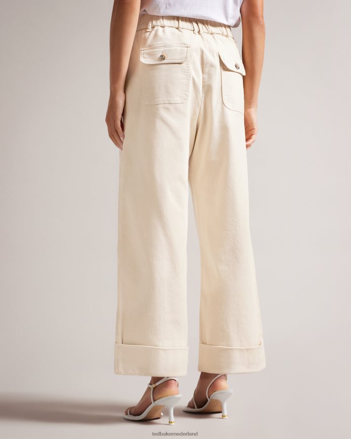 Ted Baker Steviey op maat gemaakte broek met wijde pijpen licht naakt kleding vrouwen 6R02N277