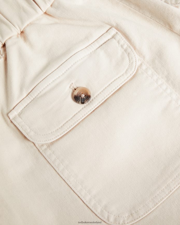 Ted Baker Steviey op maat gemaakte broek met wijde pijpen licht naakt kleding vrouwen 6R02N277