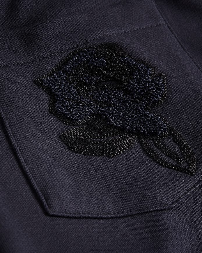 Ted Baker Welda joggingbroek met bloemenpatch marine kleding vrouwen 6R02N502