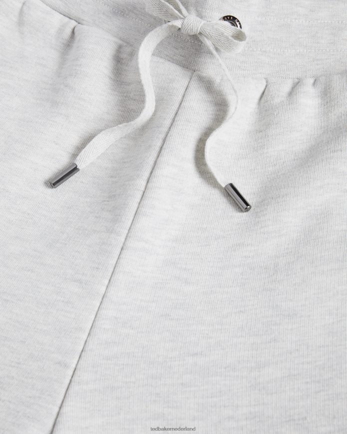 Ted Baker nicolez jersey jogger met bloem midden grijs kleding vrouwen 6R02N590