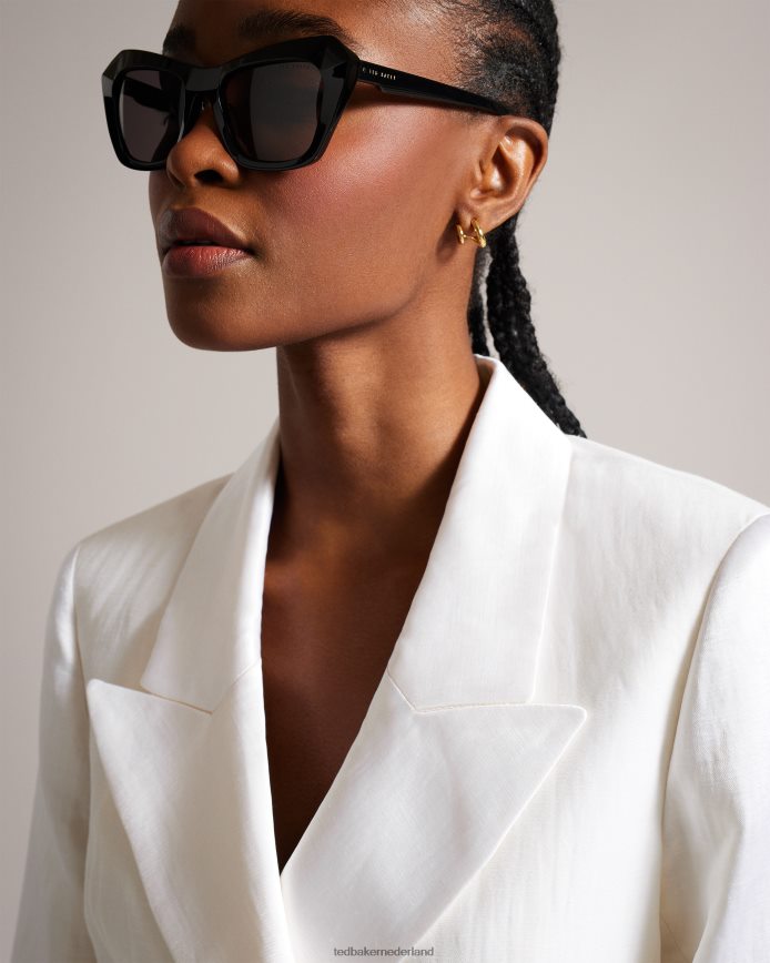 Ted Baker Astaa linnenmix smokingjasje room kleding vrouwen 6R02N421