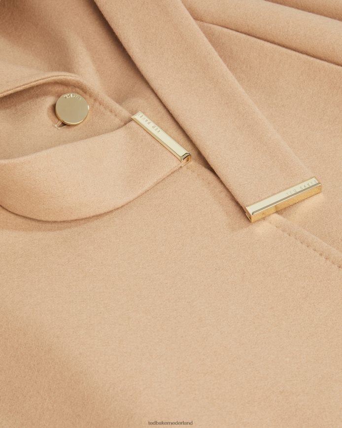 Ted Baker Rosell lange wollen wikkeljas kameel kleding vrouwen 6R02N345