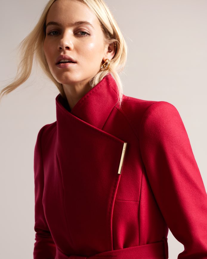 Ted Baker Wikkeljas van rozenwol donker roze kleding vrouwen 6R02N306