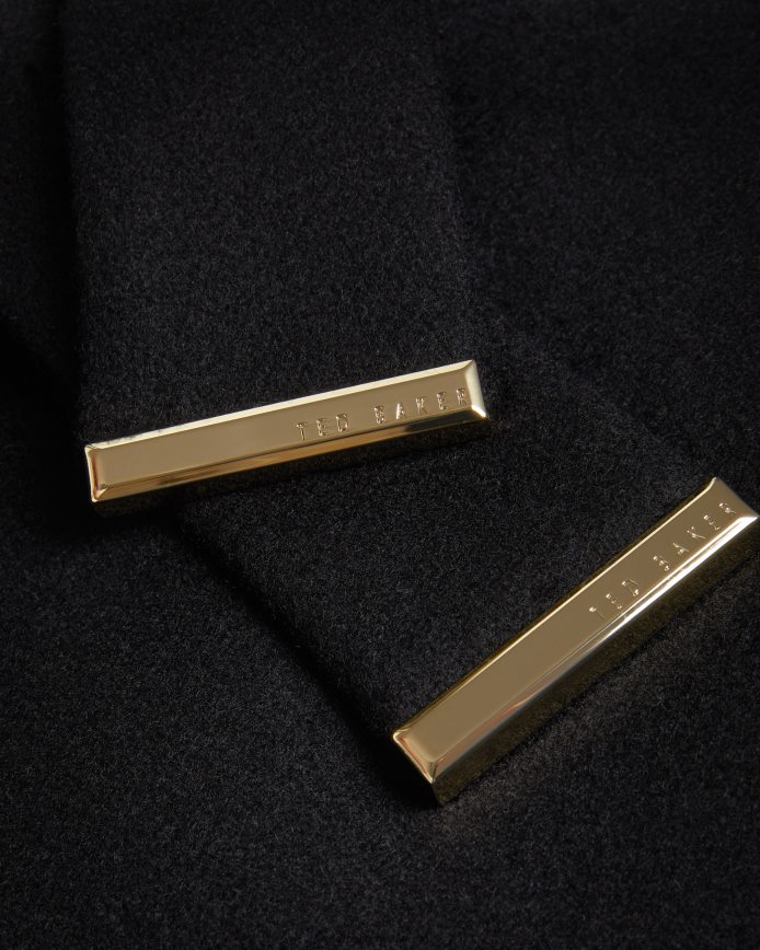 Ted Baker Wikkeljas van rozenwol zwart kleding vrouwen 6R02N133