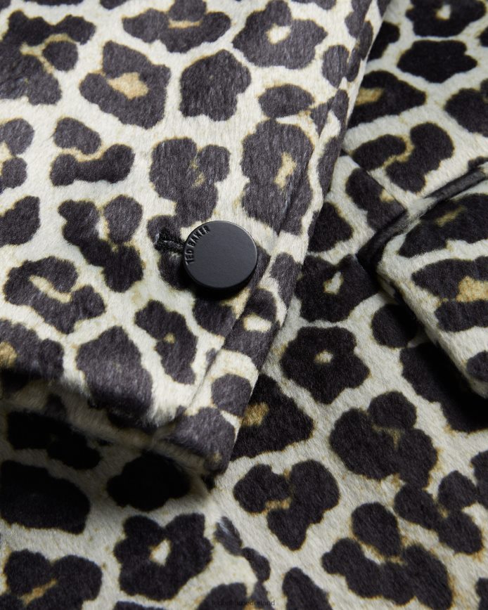 Ted Baker leeroi midi-lengte jas met enkele rij knopen zwart kleding vrouwen 6R02N86