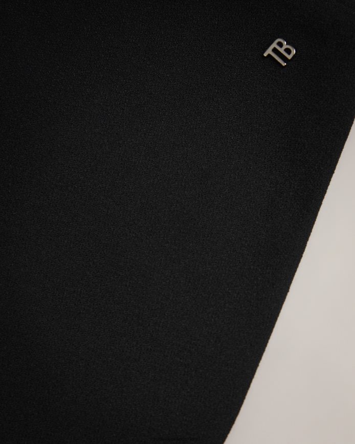 Ted Baker popy cropped jasje zwart kleding vrouwen 6R02N153