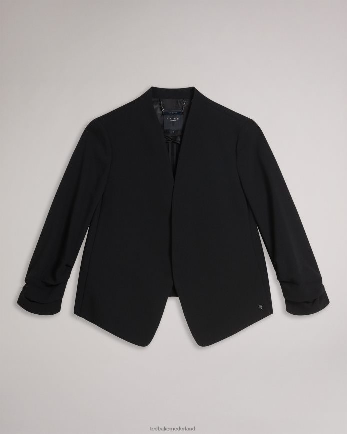 Ted Baker popy cropped jasje zwart kleding vrouwen 6R02N153