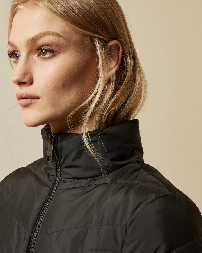 Ted Baker renika packaway gewatteerde jas zwart kleding vrouwen 6R02N577