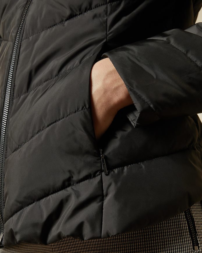 Ted Baker renika packaway gewatteerde jas zwart kleding vrouwen 6R02N577