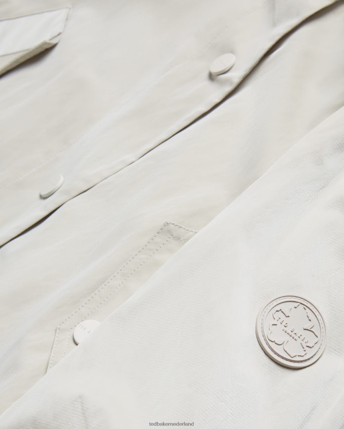 Ted Baker renniey technische regenmac wit kleding vrouwen 6R02N662