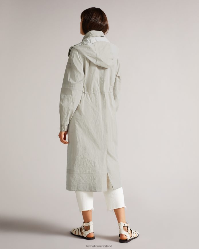 Ted Baker renniey technische regenmac wit kleding vrouwen 6R02N662