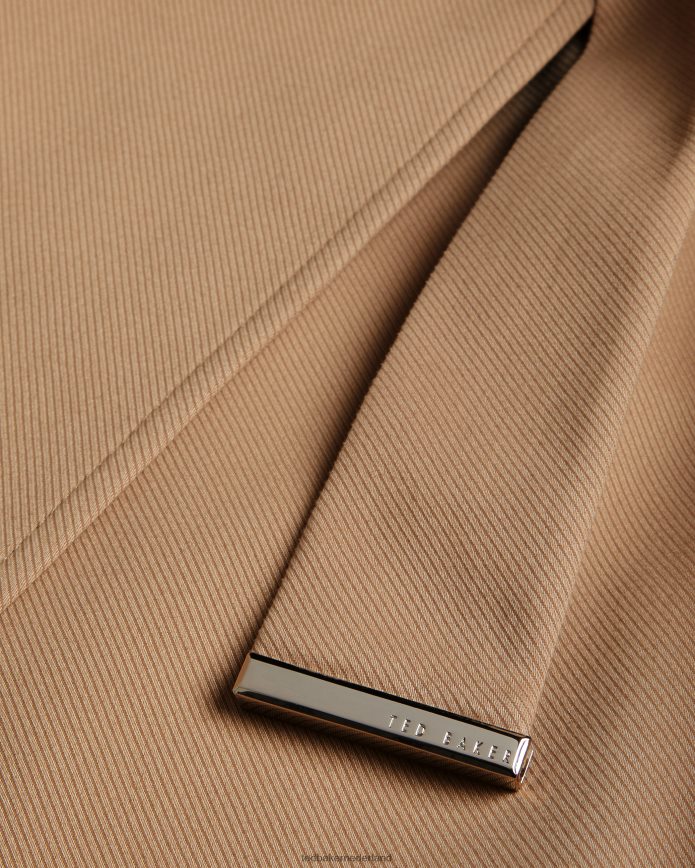 Ted Baker rosiaas korte wikkeltrenchcoat bruinbruin kleding vrouwen 6R02N170