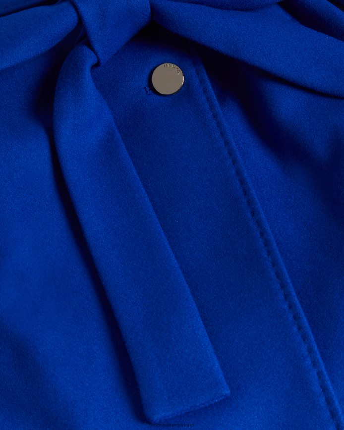 Ted Baker rytaa korte wollen wikkeljas blauw kleding vrouwen 6R02N524