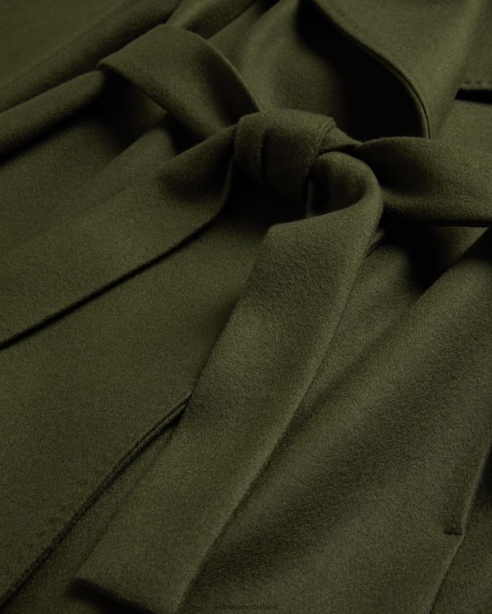 Ted Baker rytaa korte wollen wikkeljas khaki kleding vrouwen 6R02N563