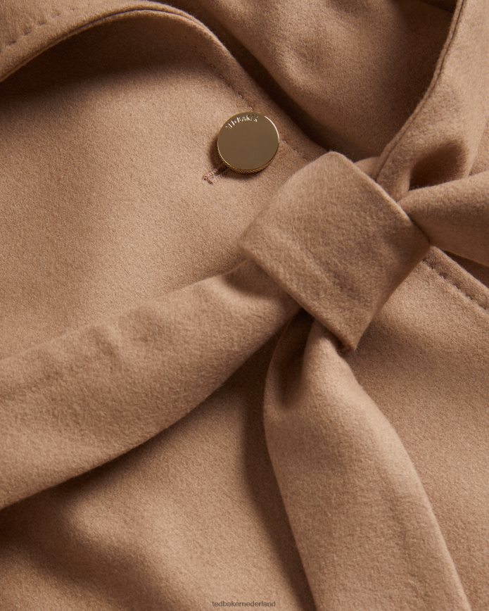 Ted Baker rytaa korte wollen wikkeljas natuurlijk kleding vrouwen 6R02N546