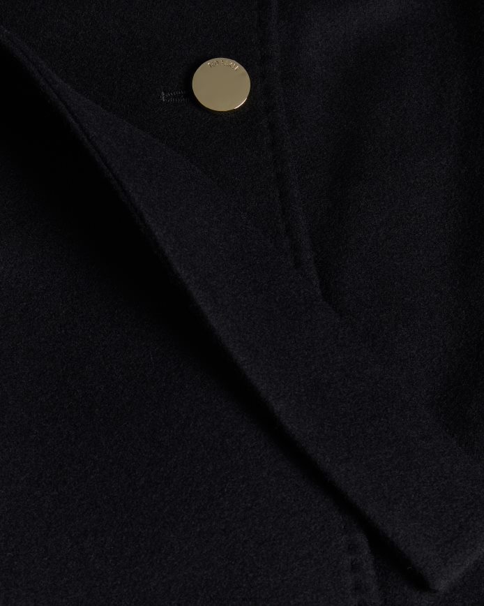 Ted Baker rytaa korte wollen wikkeljas pikzwart kleding vrouwen 6R02N488