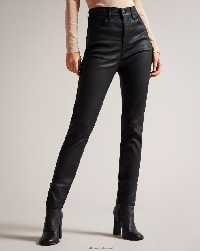 Ted Baker Jazmynn skinny jeans met satijnen stretch zwart kleding vrouwen 6R02N82