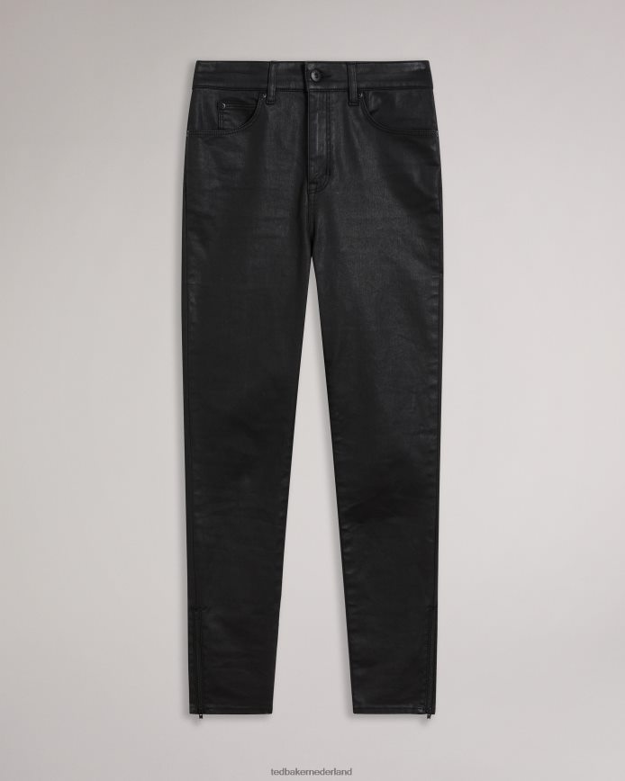 Ted Baker Jazmynn skinny jeans met satijnen stretch zwart kleding vrouwen 6R02N82