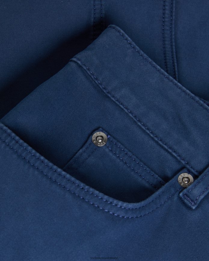 Ted Baker sophaa skinny fit satijnen jeans donkerblauw kleding vrouwen 6R02N123