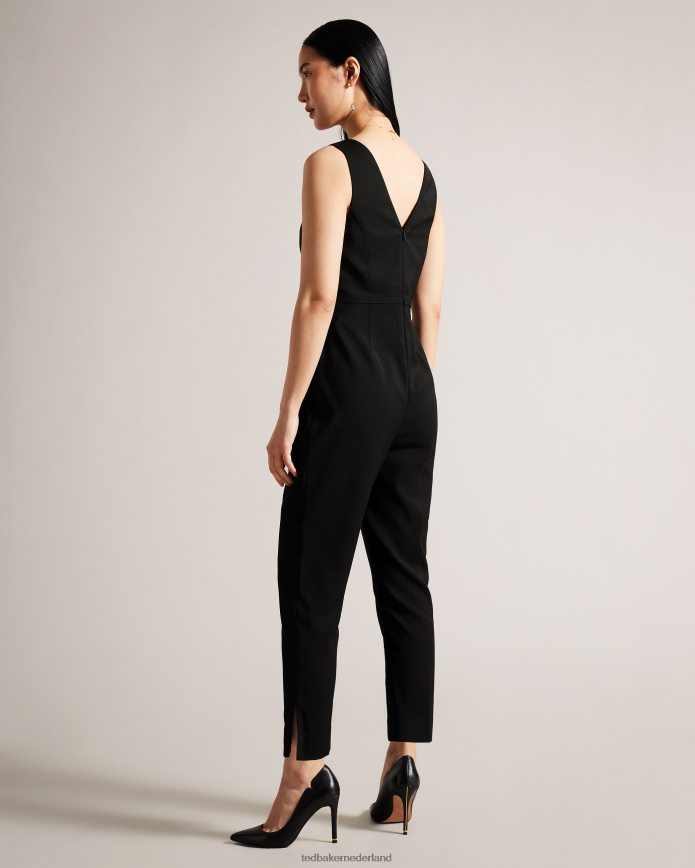 Ted Baker Bettsee getailleerde mouwloze jumpsuit zwart kleding vrouwen 6R02N236