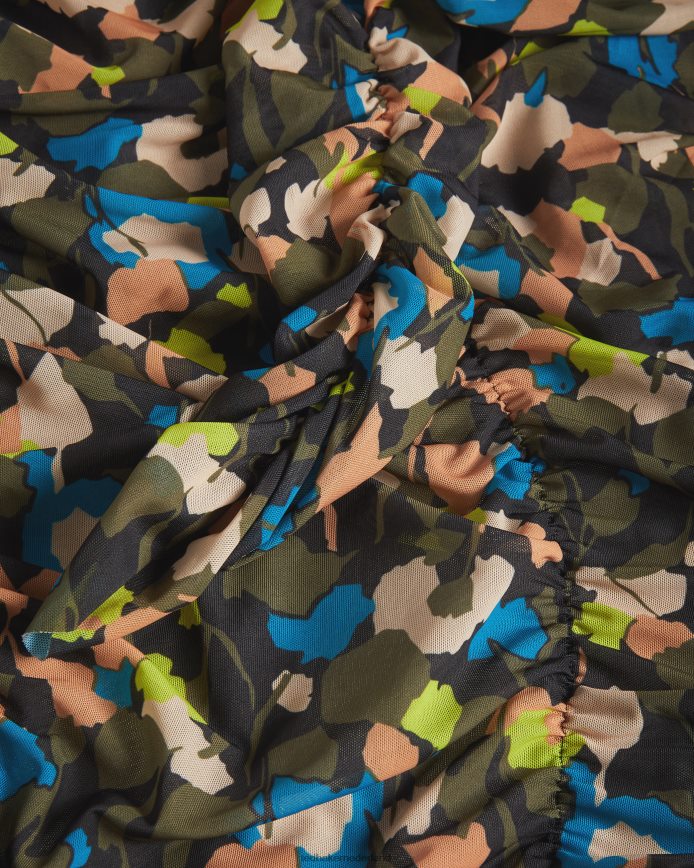 Ted Baker Ttinna jurk met ruches aan de voorkant zwart kleding vrouwen 6R02N507