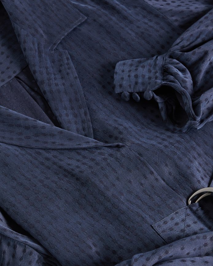 Ted Baker sammmie midi-jurk met d-ring donkerblauw kleding vrouwen 6R02N512