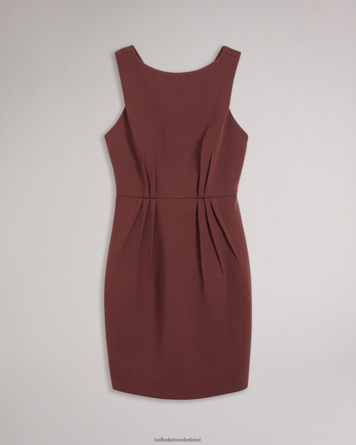 Ted Baker Lophiaz tulprokjurk bruin kleding vrouwen 6R02N453
