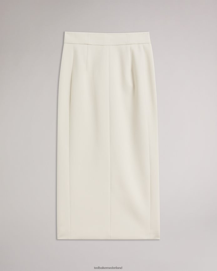 Ted Baker amberos op maat gemaakte lange kokerrok natuurlijk kleding vrouwen 6R02N266