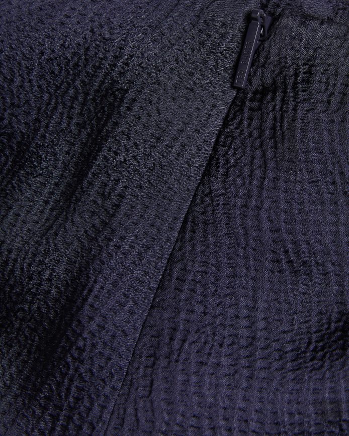 Ted Baker francic gehamerde satijnen sliprok marine kleding vrouwen 6R02N419