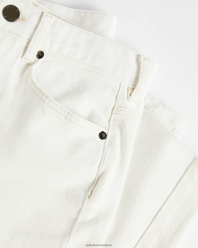 Ted Baker Elra denim jeans met ronde pijpen wit kleding vrouwen 6R02N589