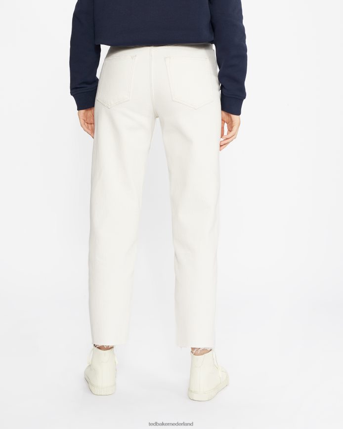 Ted Baker Elra denim jeans met ronde pijpen wit kleding vrouwen 6R02N589