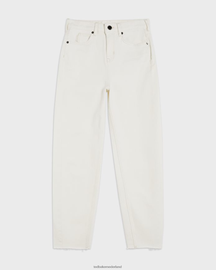 Ted Baker Elra denim jeans met ronde pijpen wit kleding vrouwen 6R02N589