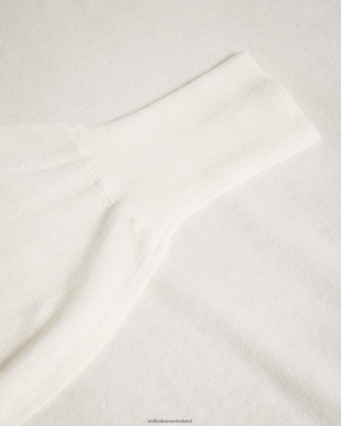 Ted Baker Trui met nicci-mouwdetails wit kleding vrouwen 6R02N543