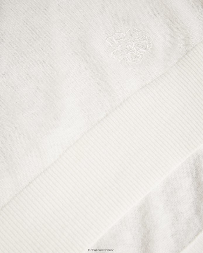 Ted Baker Trui met nicci-mouwdetails wit kleding vrouwen 6R02N543