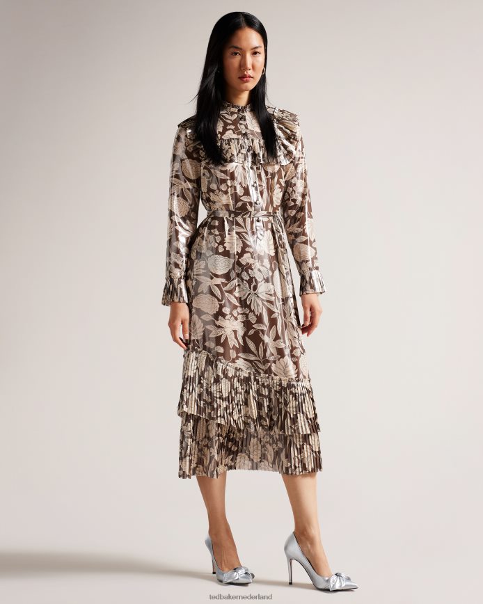 Ted Baker ryal metallic pumps zilver schoenen vrouwen 6R02N847