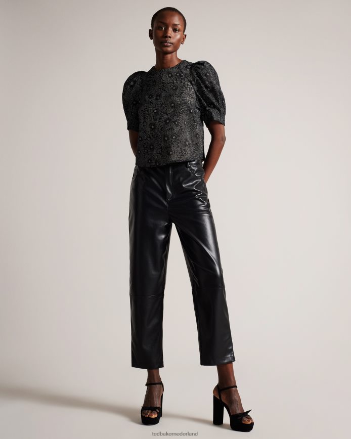 Ted Baker Kayllas platformsandalen met hak zwart schoenen vrouwen 6R02N866