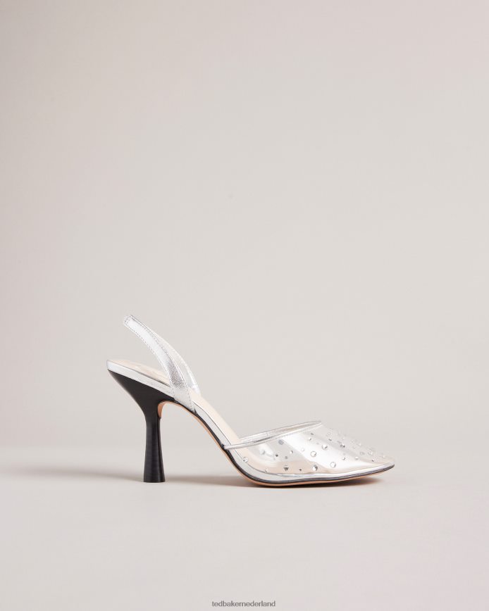 Ted Baker Larlar slingback diamanten hakken duidelijk schoenen vrouwen 6R02N845