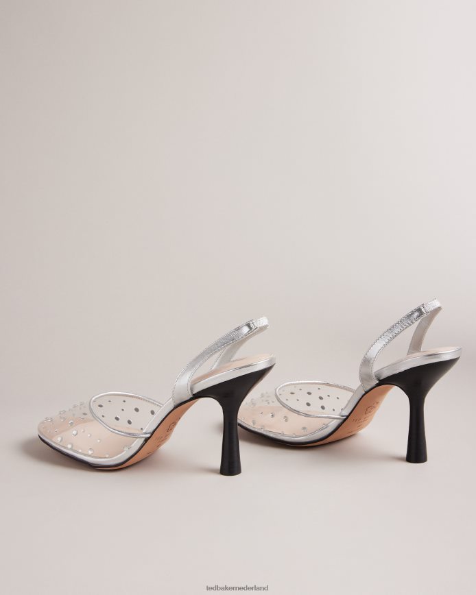 Ted Baker Larlar slingback diamanten hakken duidelijk schoenen vrouwen 6R02N845